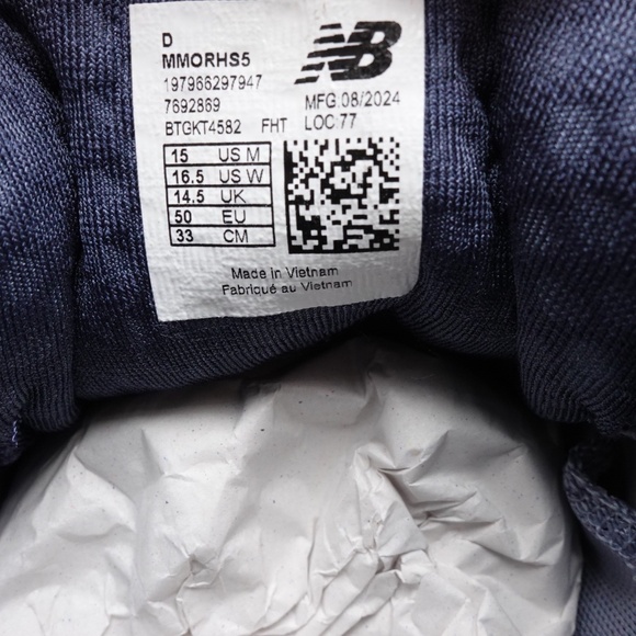 NEW Size 15 Men's New Balance Fresh Foam X More v5 Sneakers MMORHS5 Arctic Grey - Picture 2 of 7